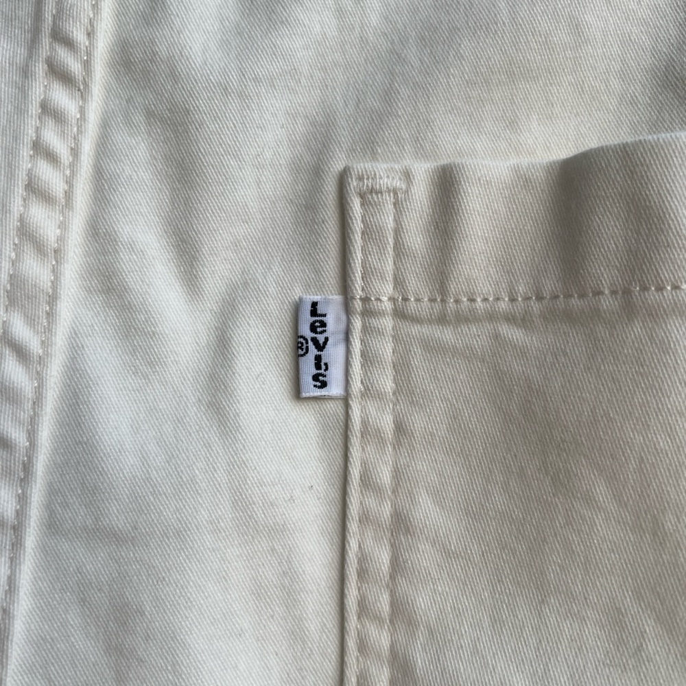 🆕 Levi's Utility Women's Cotton Cream Pants Jeans- New with Tags 12 - Picture 6 of 13
